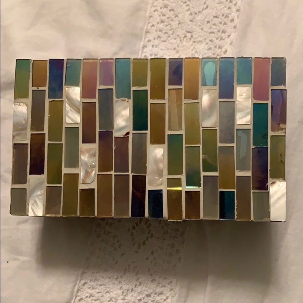 Adorable mosaic jewelry box